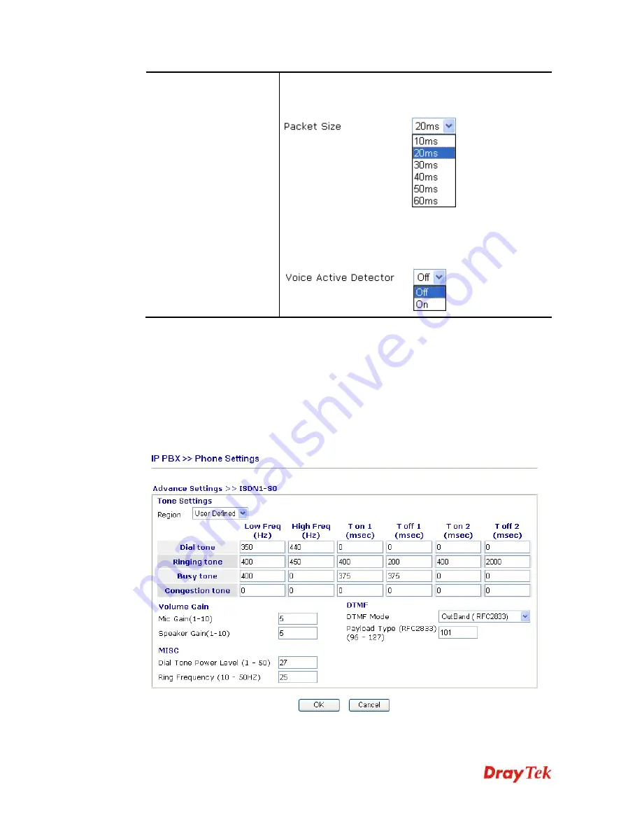 Draytek Vigor IPPBX 2820n User Manual Download Page 93