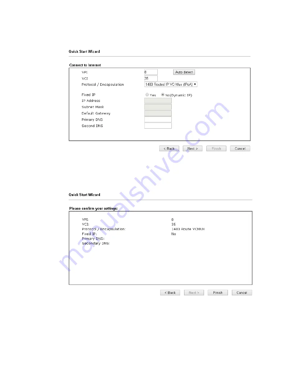 Draytek Vigor122 Quick Start Manual Download Page 9