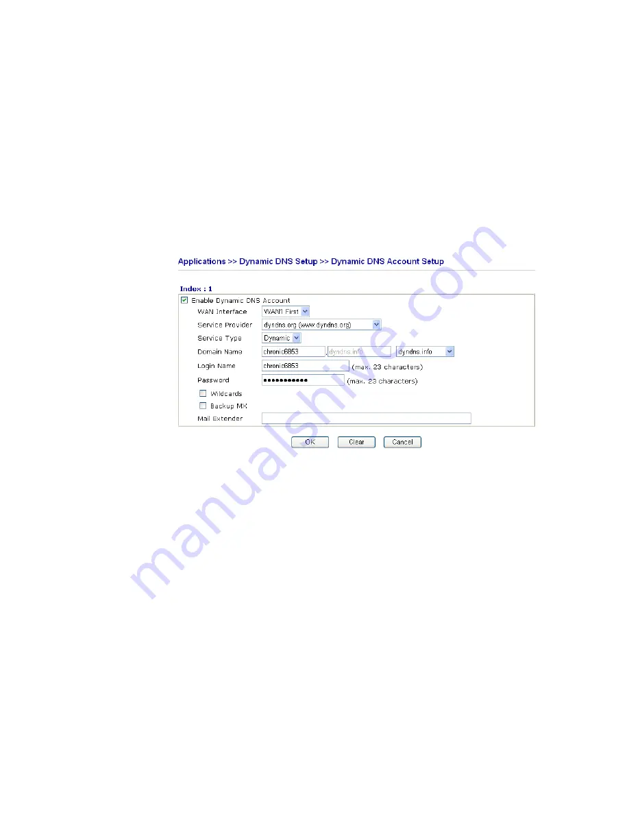 Draytek VIGOR2820 series User Manual Download Page 128