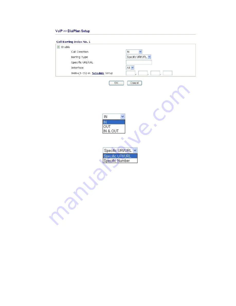 Draytek VIGOR2820 series User Manual Download Page 163