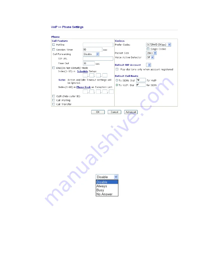 Draytek VIGOR2820 series User Manual Download Page 173