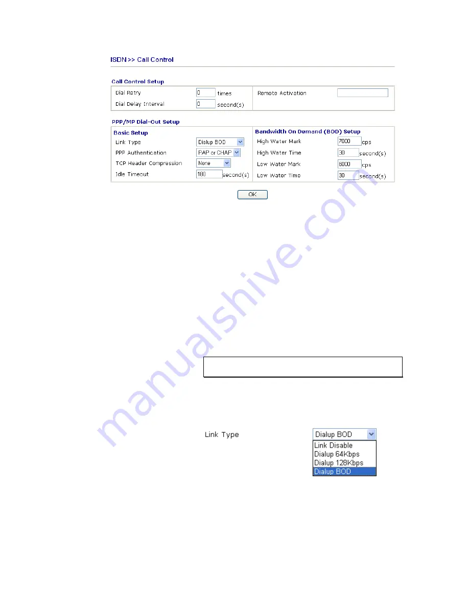 Draytek VIGOR2820 series User Manual Download Page 196