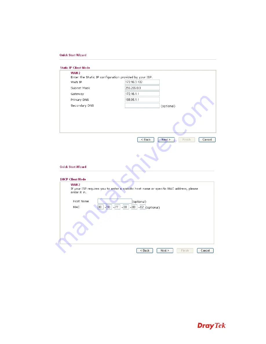 Draytek Vigor2830N Quick Start Manual Download Page 30