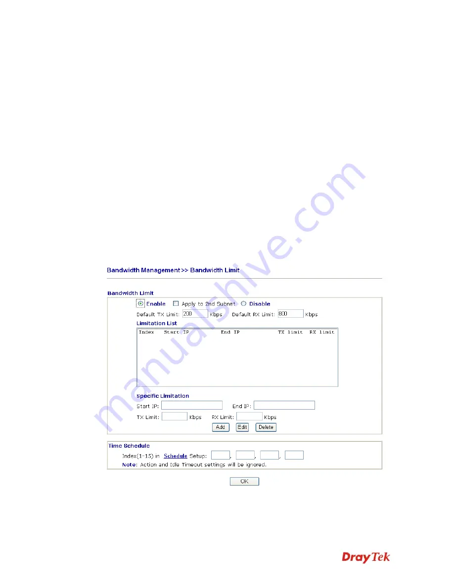 Draytek VigorIPPBX 3510 Series User Manual Download Page 198