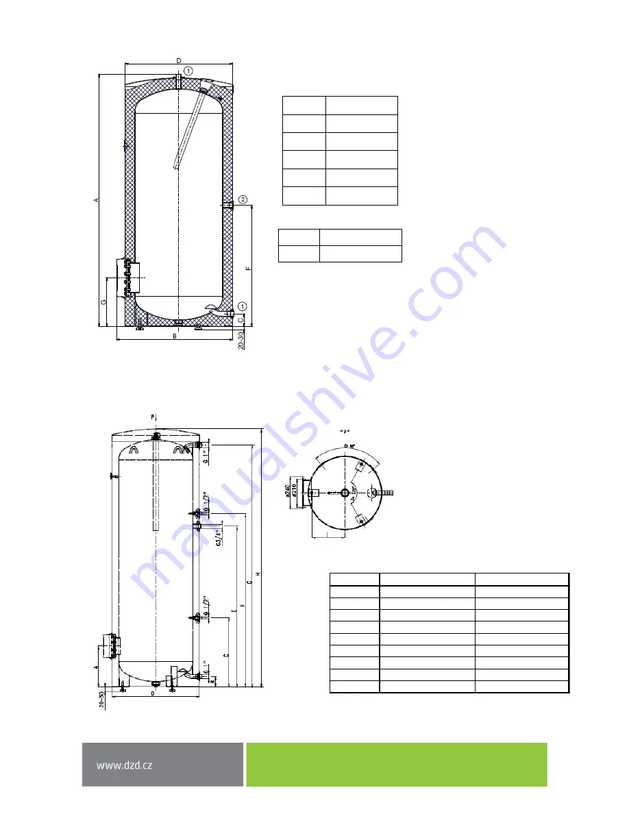 Dražice OKCE 100 S/2.2 kW Operating And Installation Manual Download Page 7