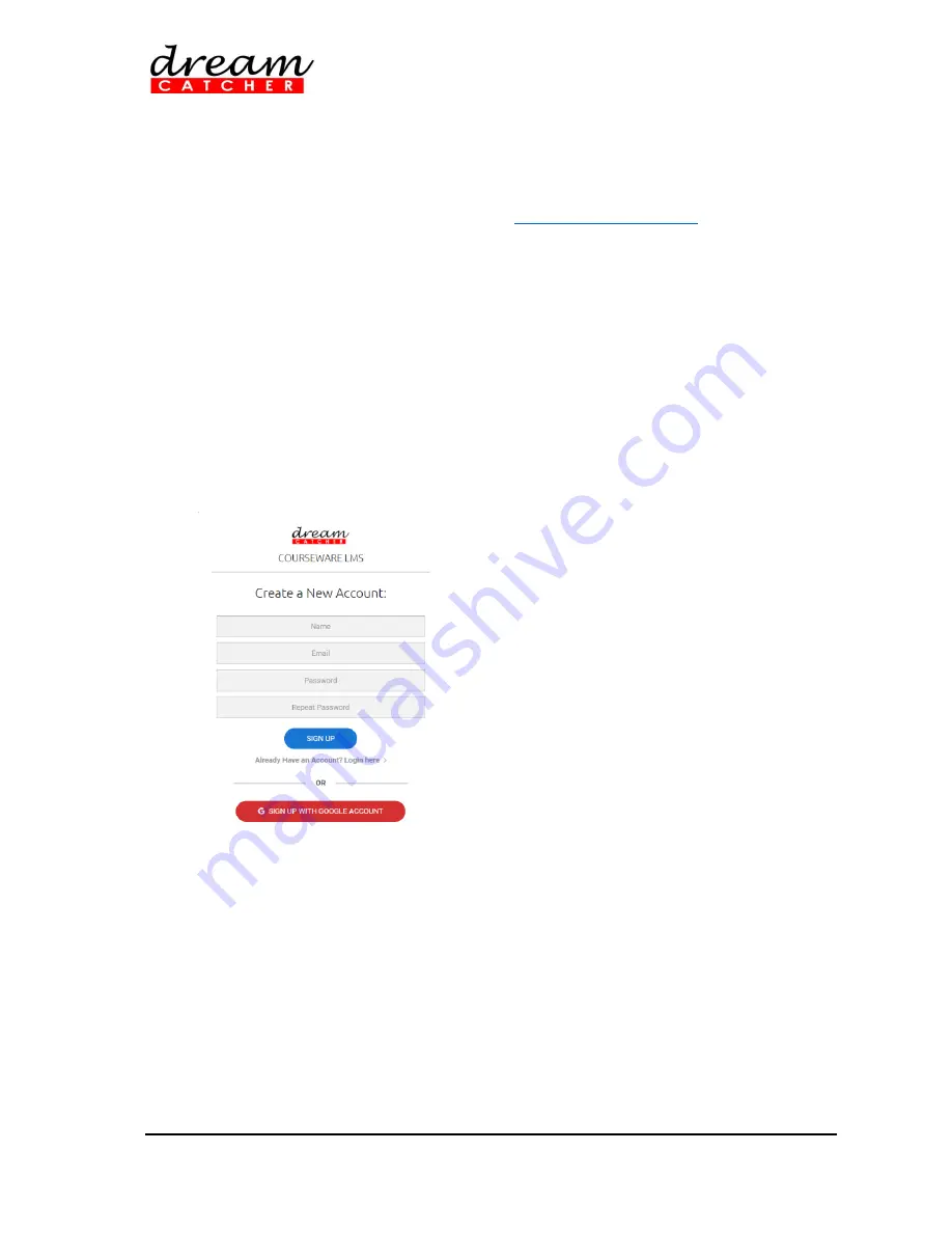 Dream Catcher ME1120 Quick Start Manual Download Page 5