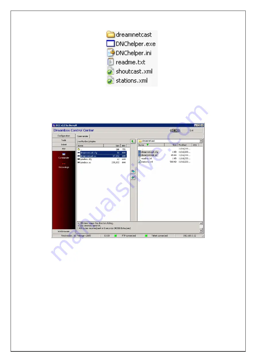 DREAM MULTIMEDIA DreamBox 500 Manual For Correct Setup Download Page 67