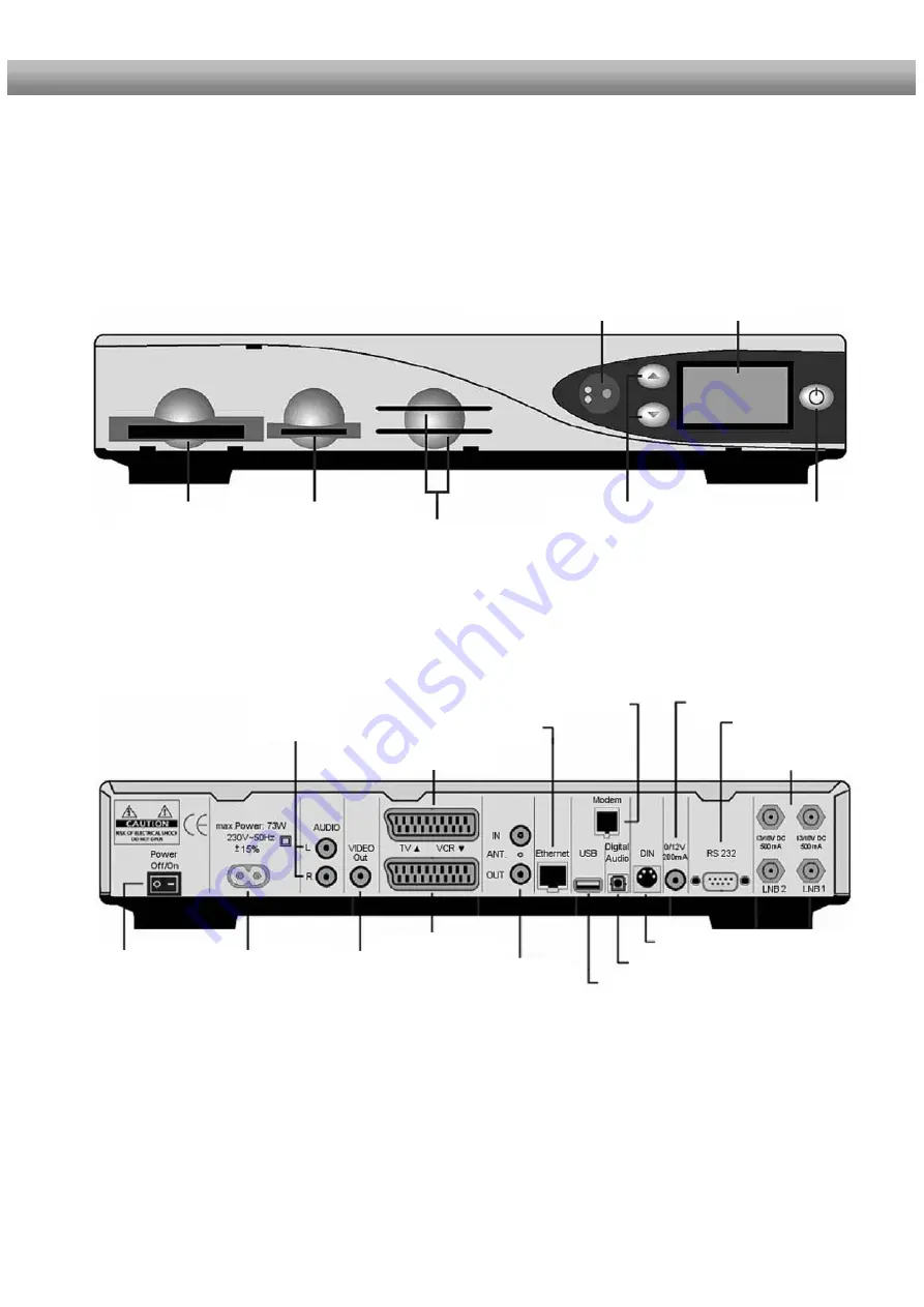 DREAM MULTIMEDIA Dreambox DM 7025 User Manual Download Page 9