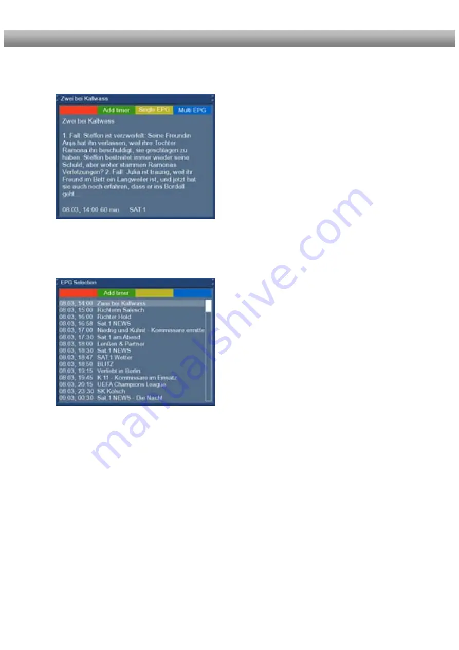 DREAM MULTIMEDIA Dreambox DM 7025 User Manual Download Page 26