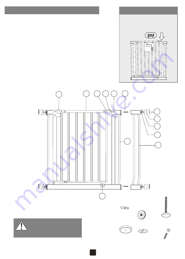 dreambaby Liberty Security Gate Kit F776 Instructions Manual Download Page 2