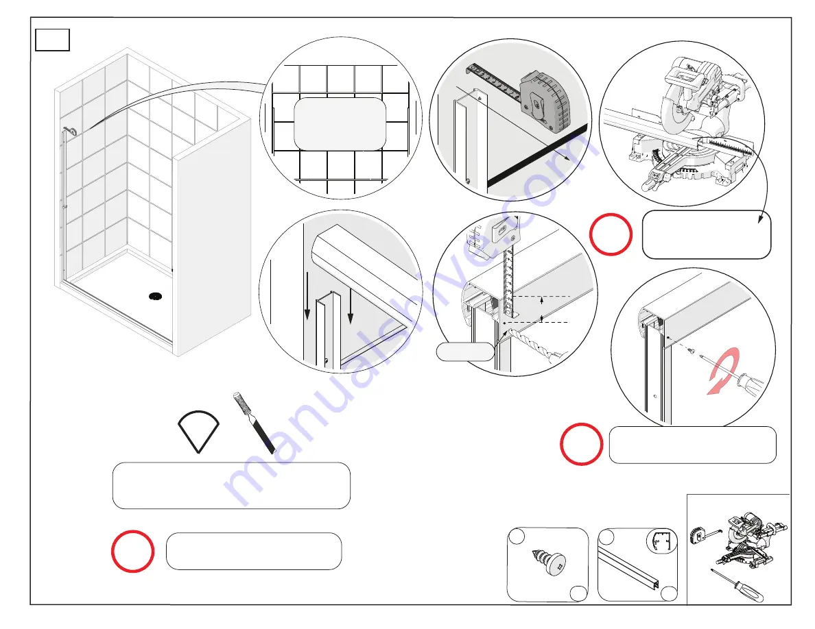 Dreamline ALLIANCE PRO BG SDAB48A700 Installation Instructions Manual Download Page 15