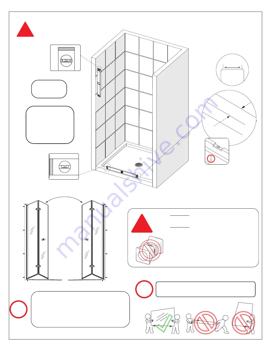 Dreamline AQUA-Q FOLD Installation Instructions Manual Download Page 5