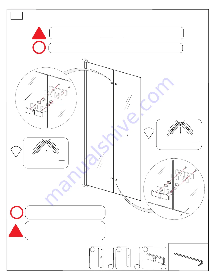 Dreamline AQUA-Q FOLD Installation Instructions Manual Download Page 13