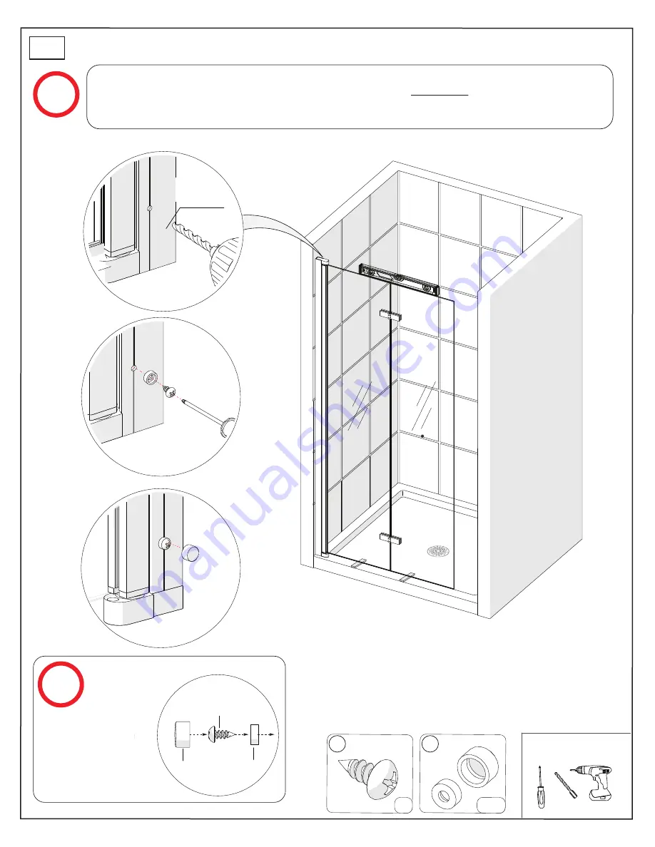 Dreamline AQUA-Q FOLD Installation Instructions Manual Download Page 15