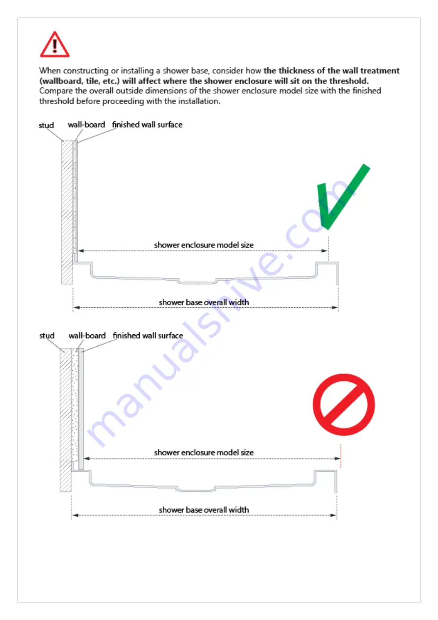 Dreamline PRIME 31x31 Installation Instructions Manual Download Page 5