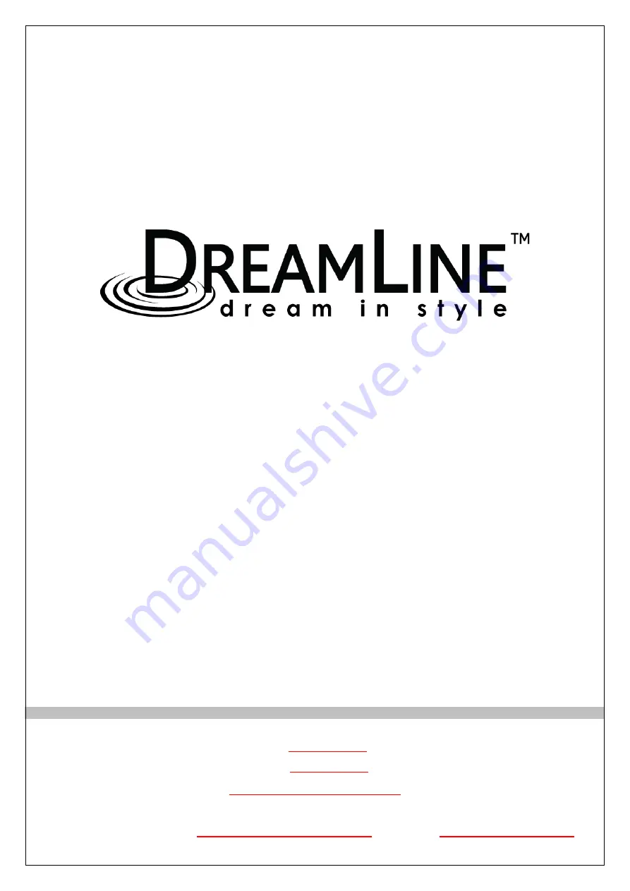 Dreamline PRIME 31x31 Installation Instructions Manual Download Page 37