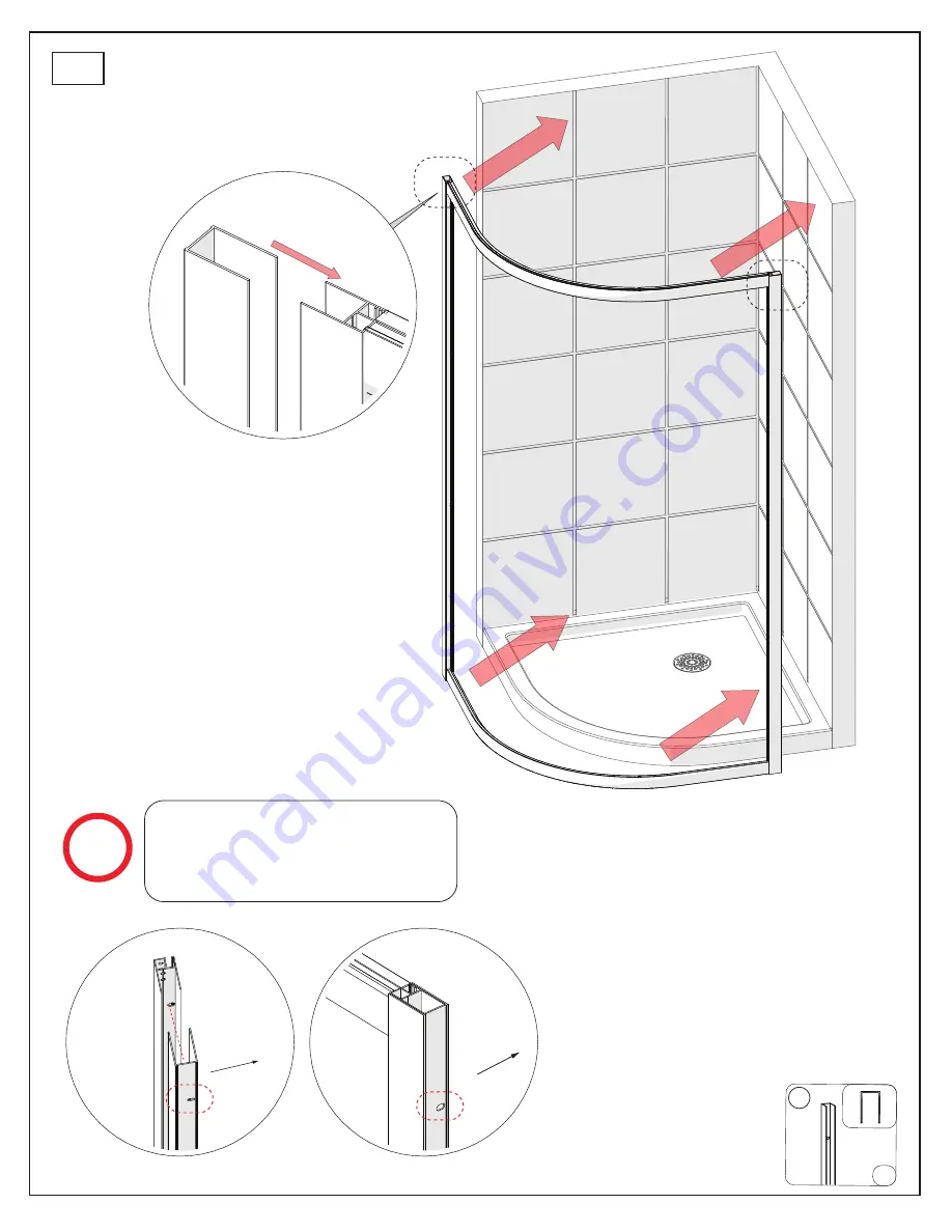 Dreamline PRIME 31x31 Installation Instructions Manual Download Page 61