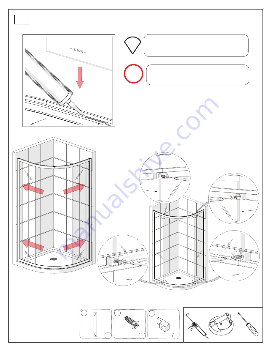 Dreamline PRIME 31x31 Installation Instructions Manual Download Page 64