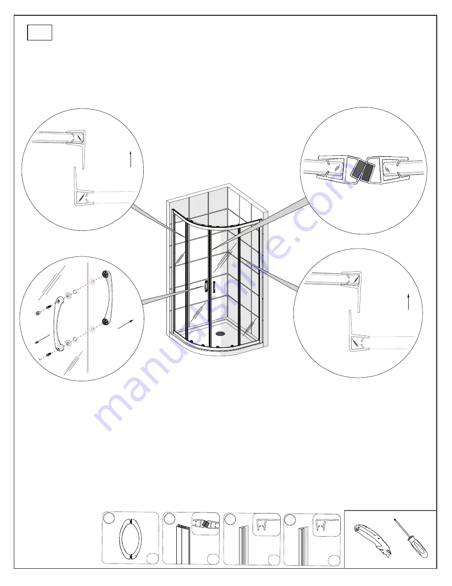 Dreamline PRIME 31x31 Installation Instructions Manual Download Page 68