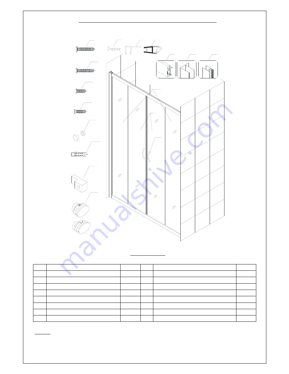 Dreamline QWALL TUB Скачать руководство пользователя страница 4