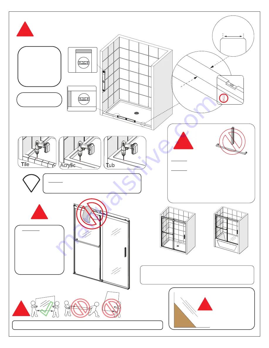 Dreamline SAPPHIRE-V AC VH60W620XXX04 Installation Instructions Manual Download Page 5