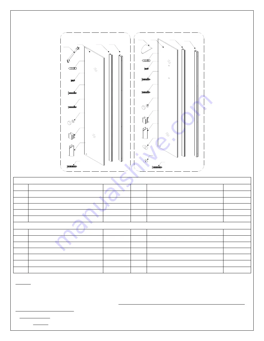 Dreamline UNIDOOR B Installation Instructions Manual Download Page 27