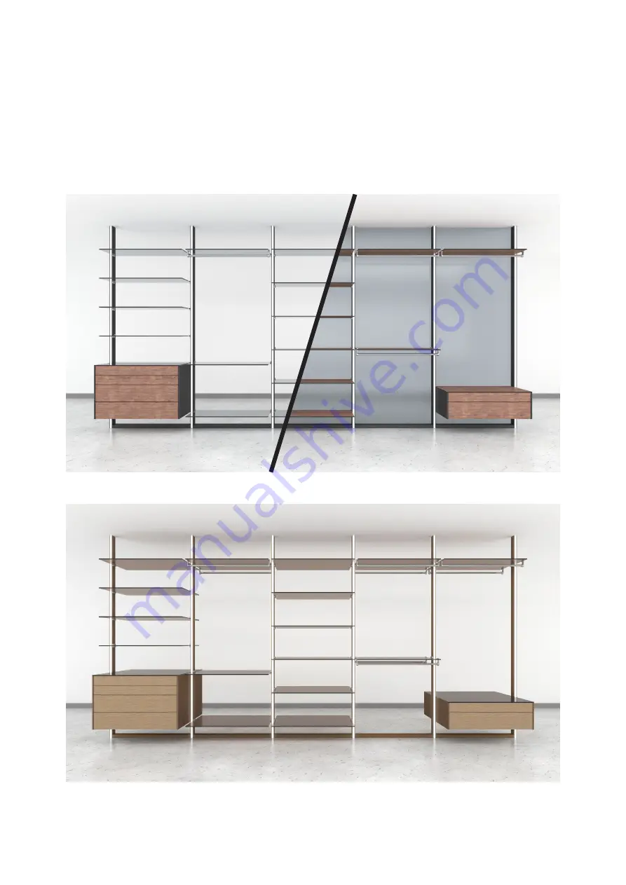 DressWall Freestanding Free 1-side Скачать руководство пользователя страница 1