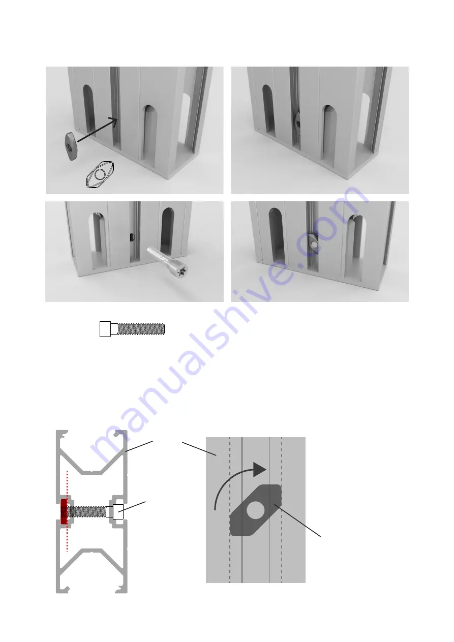 DressWall Freestanding Free 1-side Installation Manual Download Page 19