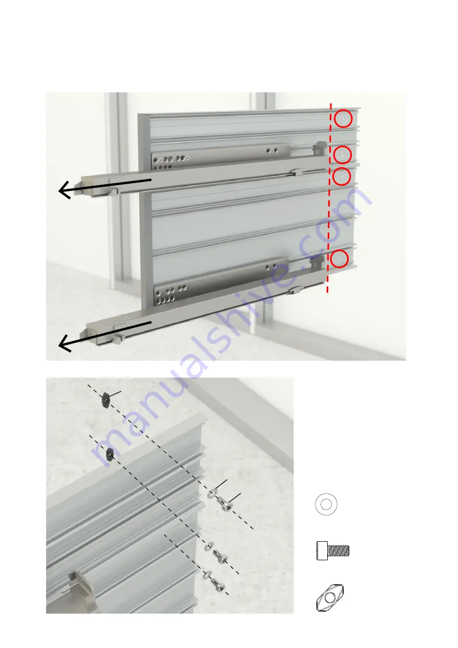 DressWall Freestanding Free 1-side Installation Manual Download Page 45