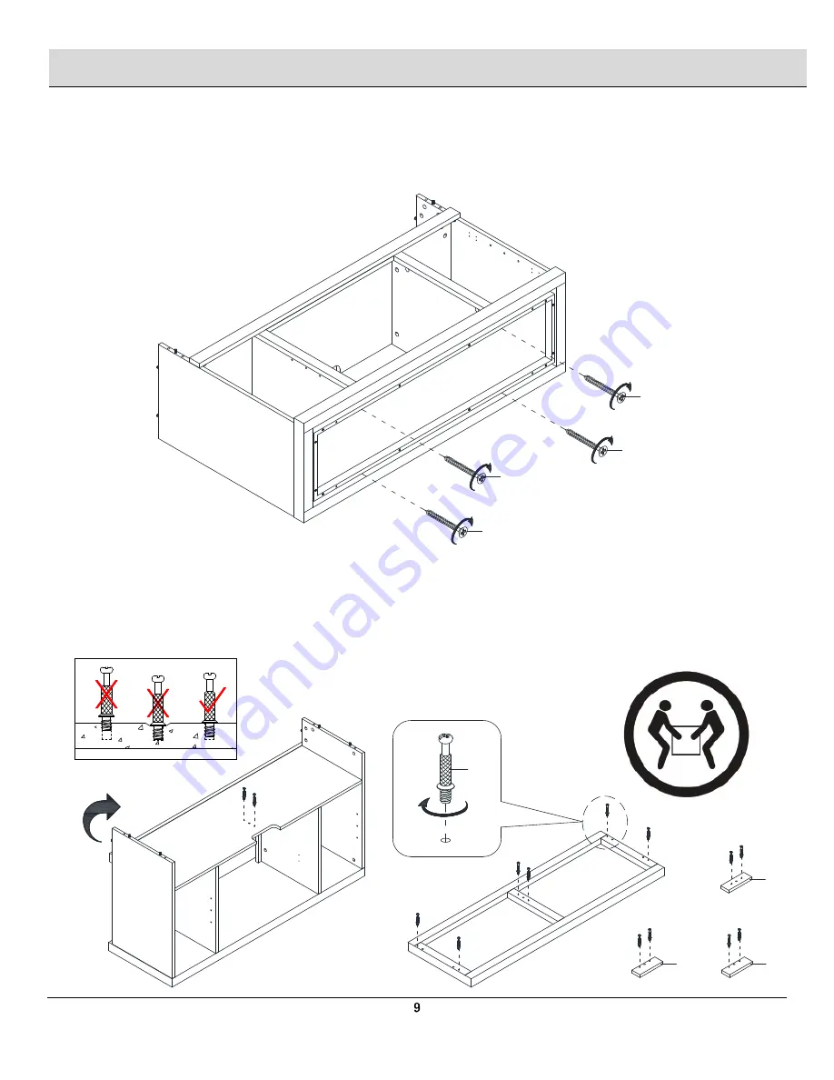 drew & jonathan 320643186 Assembly Instructions Manual Download Page 9