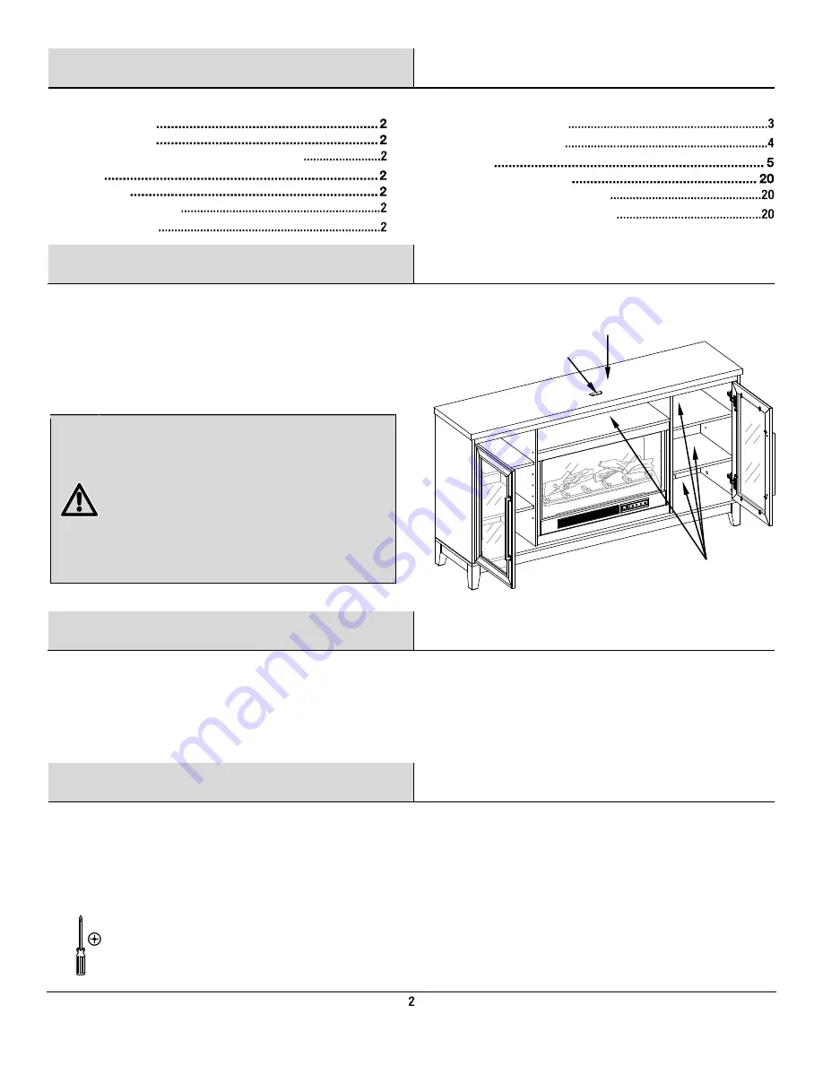 drew & jonathan 320643193 Assembly Instructions Manual Download Page 2