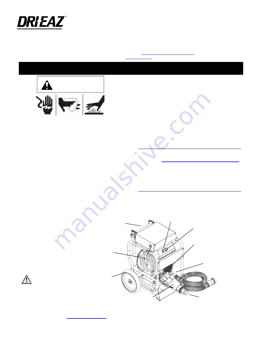 Dri-Eaz DriForce XL Owner'S Manual Download Page 1