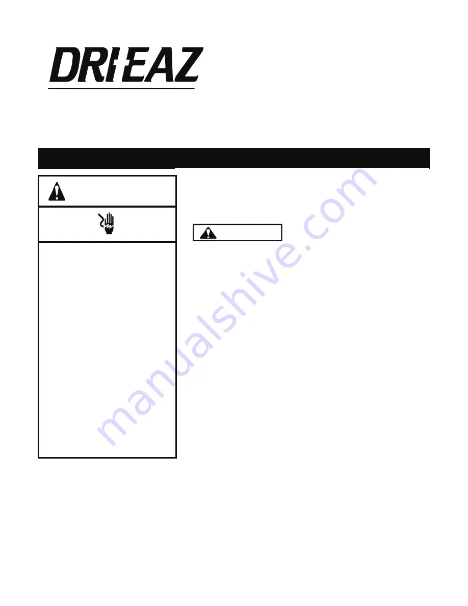 Dri-Eaz Sahara ProX3 115V Owner'S Manual Download Page 5