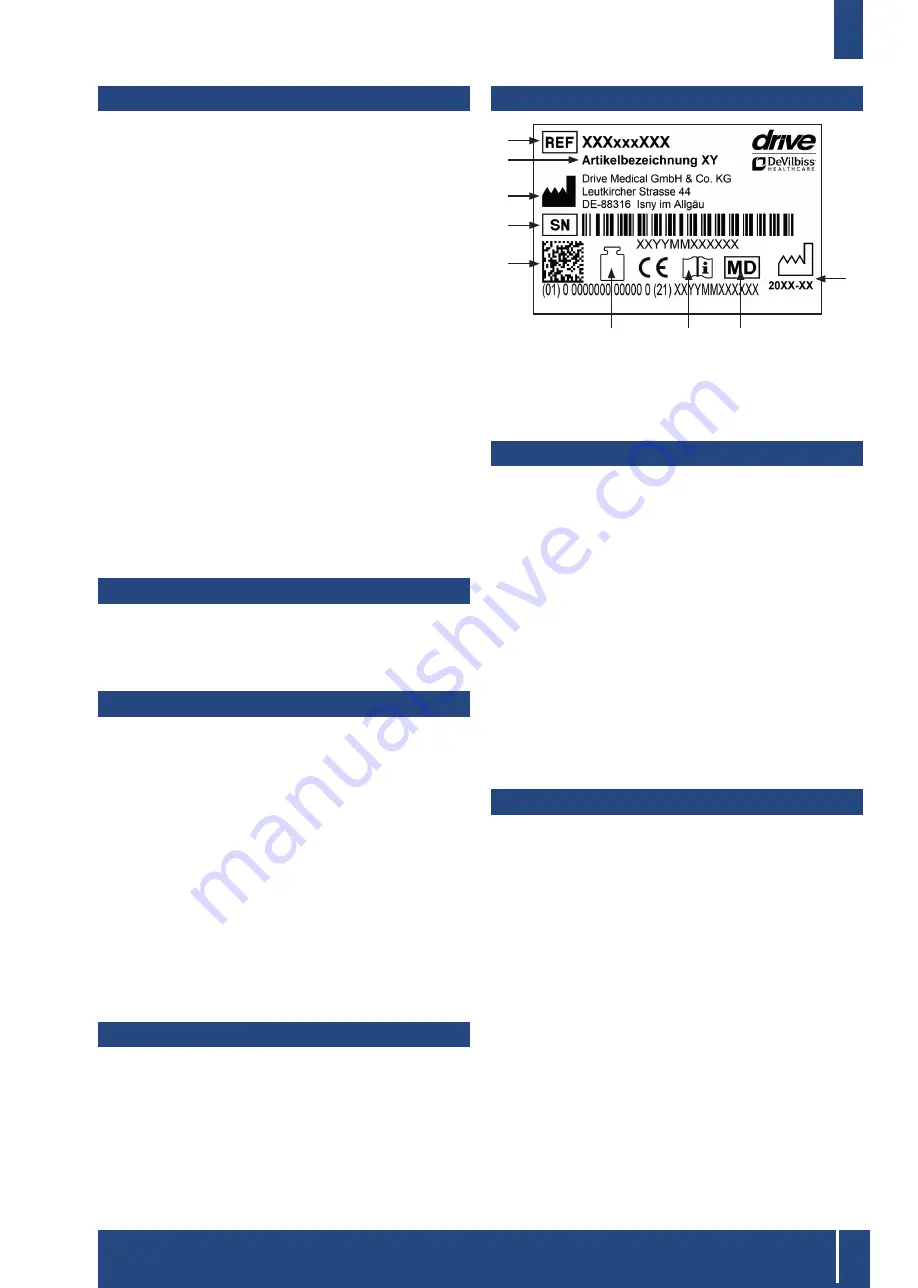 Drive DeVilbiss Healthcare 550200300 Instructions For Use Manual Download Page 15