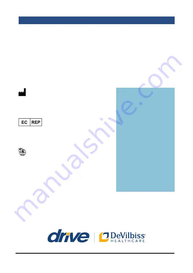 Drive DeVilbiss Healthcare CS1142SPMAG Instructions For Use Manual Download Page 12