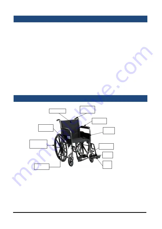 Drive DeVilbiss Healthcare Silver Sport Wheelchair Скачать руководство пользователя страница 2