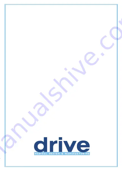 Drive Medical 18045 User Manual Download Page 40