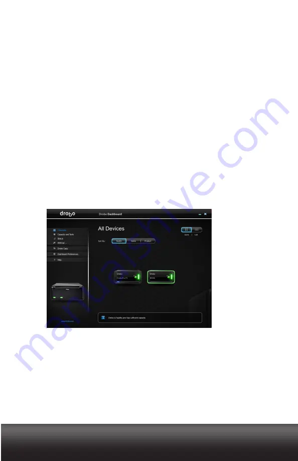 Drobo B800i Getting Started Manual Download Page 22