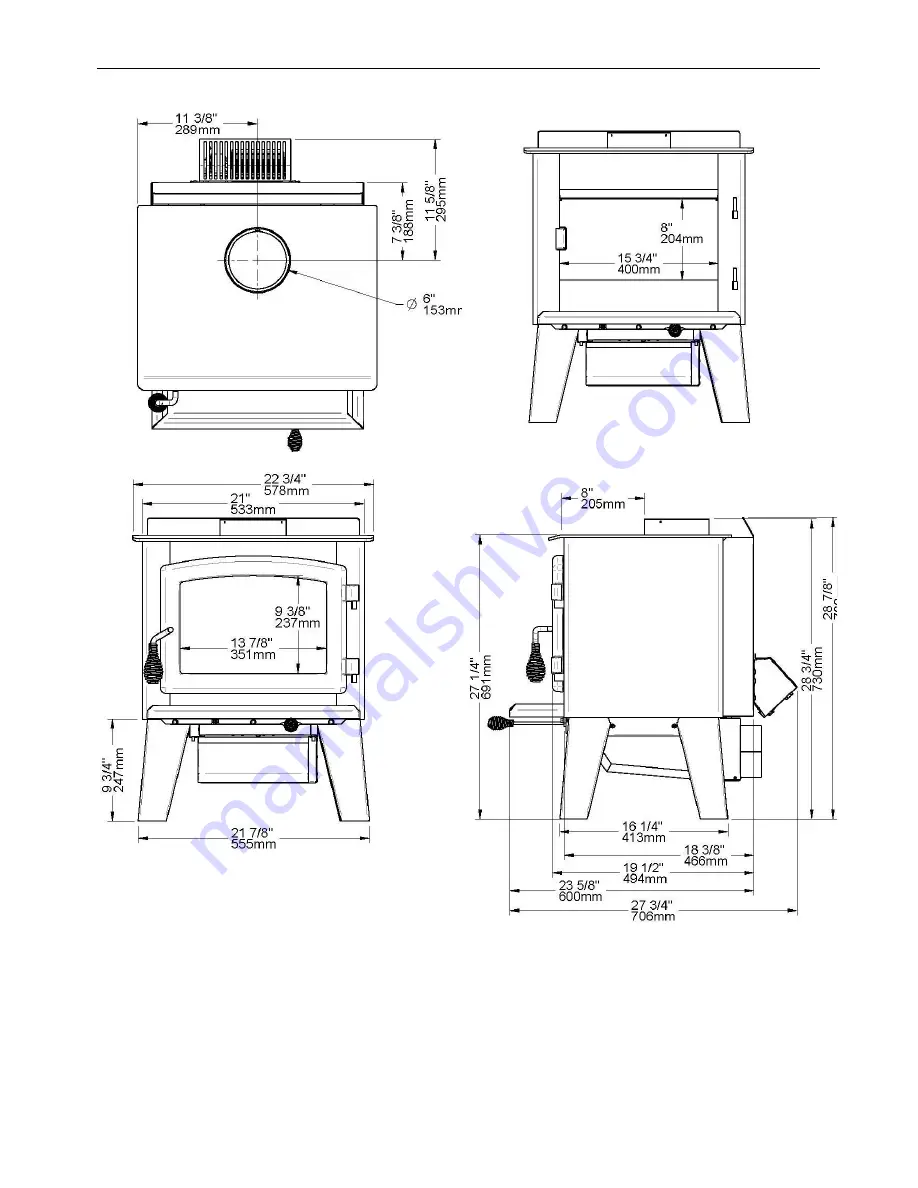 Drolet Eldorado DB02610 Installation And Operation Manual Download Page 8