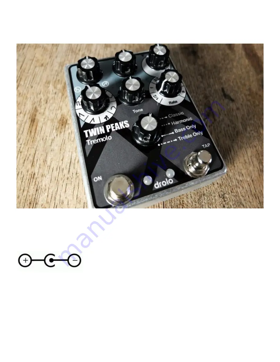 Drolo Twin Peaks Tremolo V3 User Manual Download Page 1