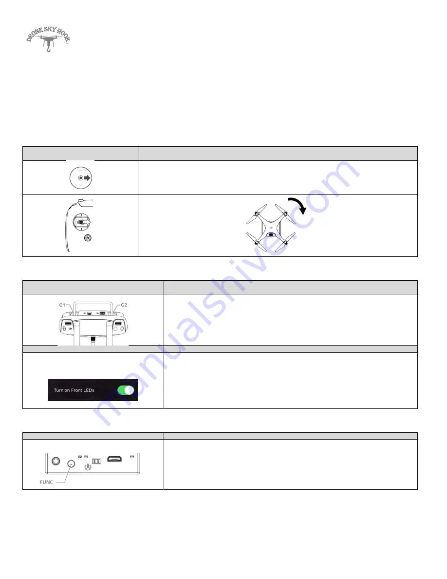 Drone Sky Hook DSH-LSL1-P3 Installation And Operation Manual Download Page 12