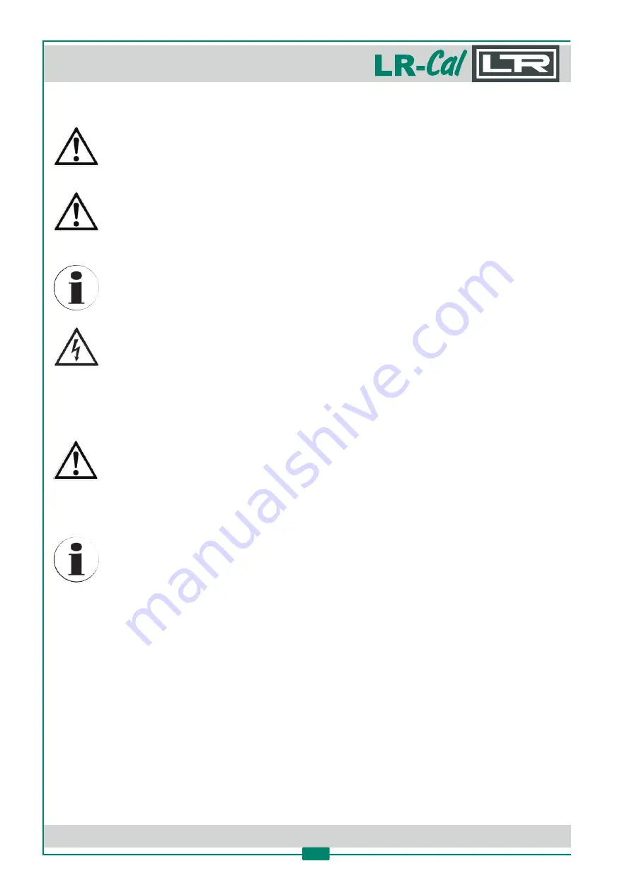 DRUCK & TEMPERATUR Leitenberger LR-Cal LPC 300 Operating Manual Download Page 4