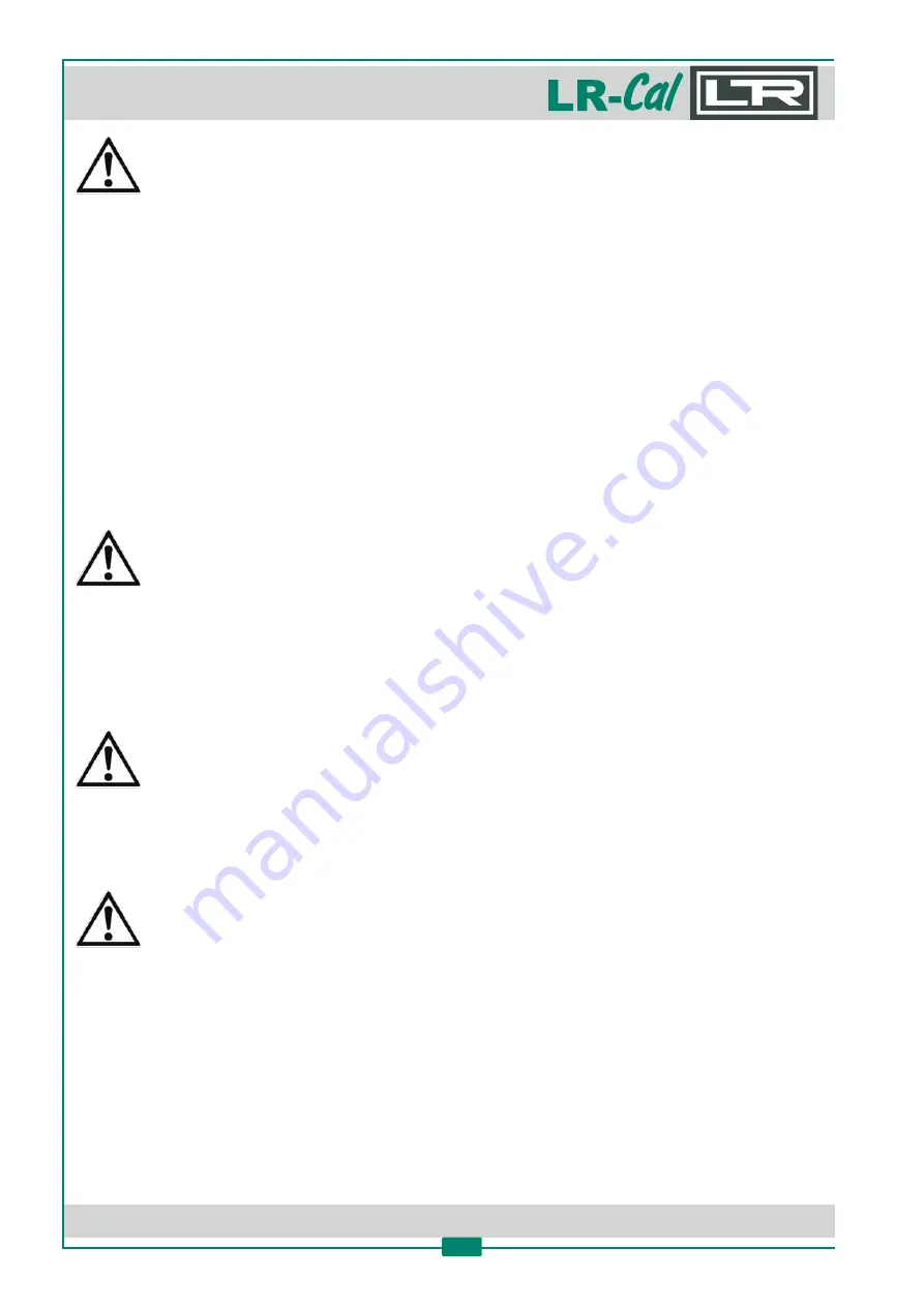 DRUCK & TEMPERATUR Leitenberger LR-Cal LPC 300 Operating Manual Download Page 20