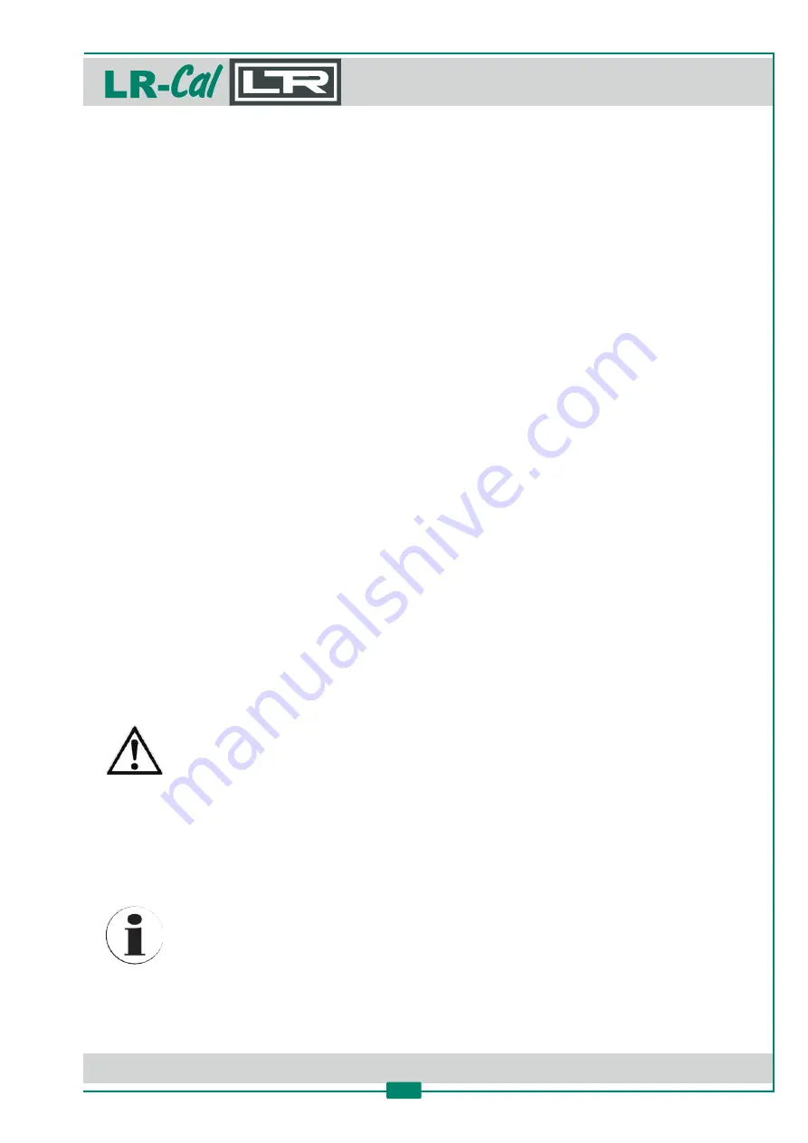 DRUCK & TEMPERATUR Leitenberger LR-Cal LPC 300 Operating Manual Download Page 23