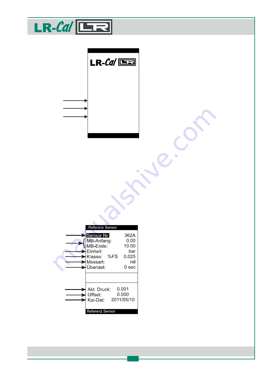 DRUCK & TEMPERATUR Leitenberger LR-Cal LPC 300 Operating Manual Download Page 49