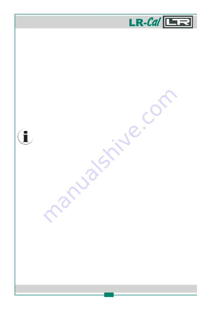 DRUCK & TEMPERATUR Leitenberger LR-Cal LPC 300 Operating Manual Download Page 50