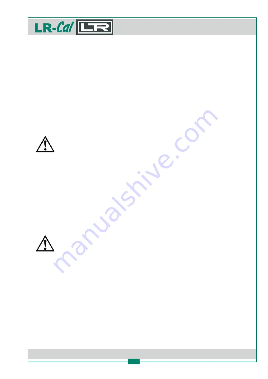 DRUCK & TEMPERATUR Leitenberger LR-Cal LPC 300 Operating Manual Download Page 63