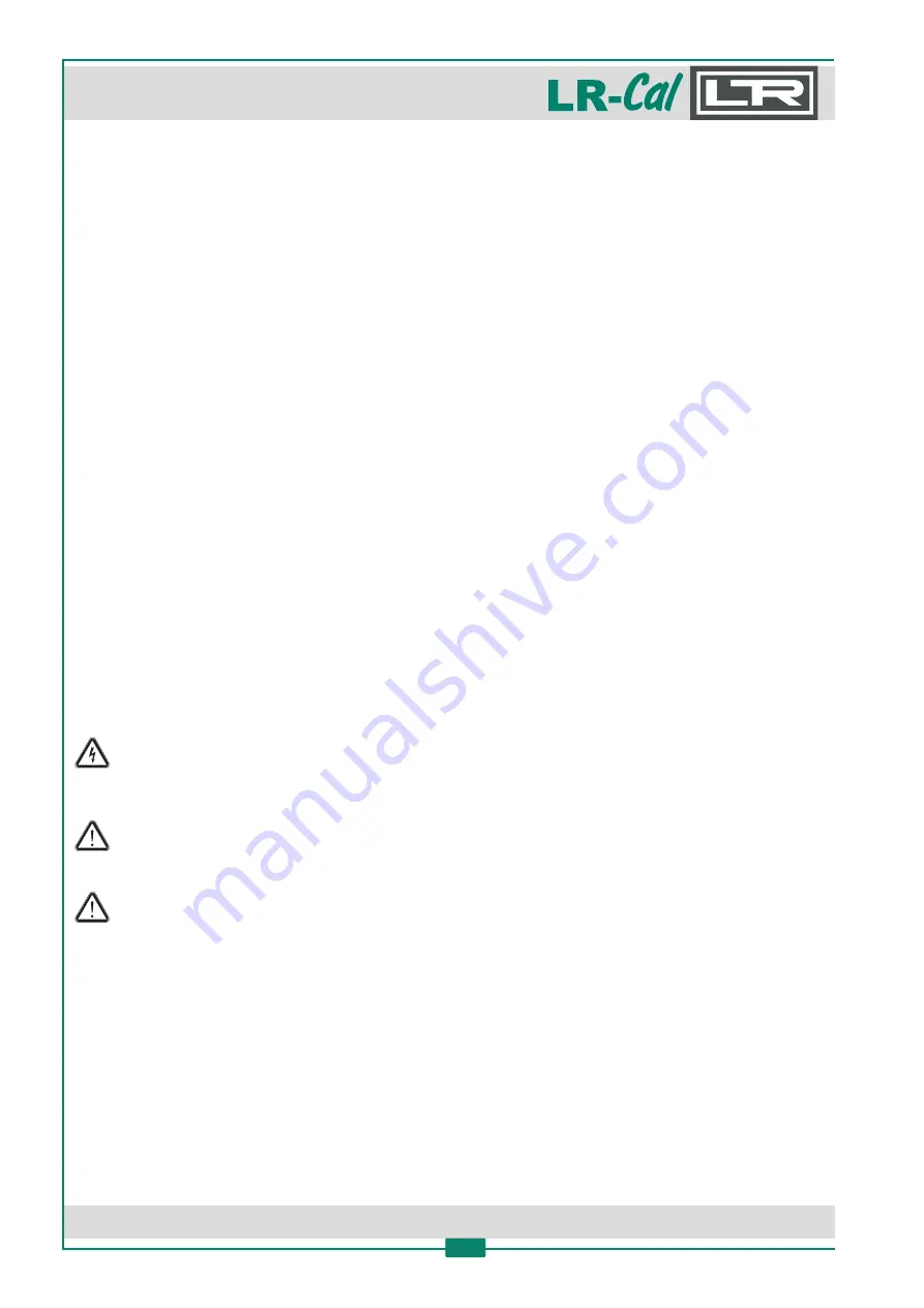 DRUCK & TEMPERATUR Leitenberger LR-Cal LRT 1000 Operating Manual Download Page 2