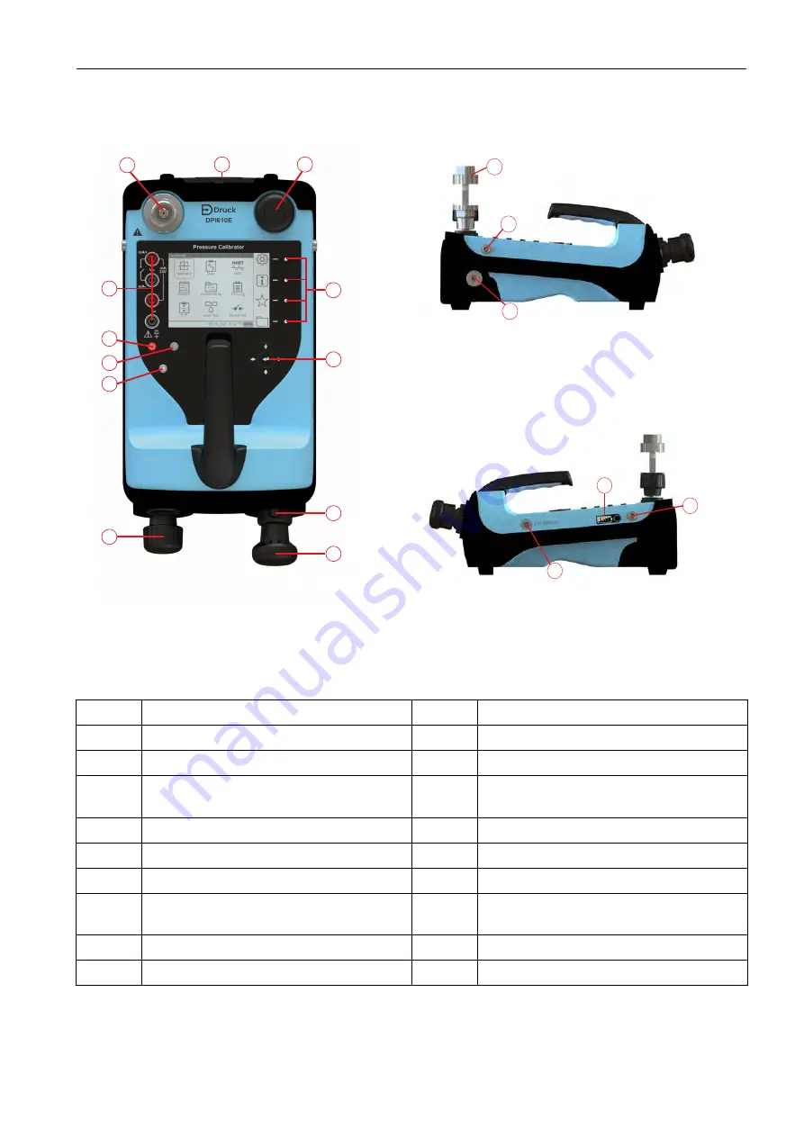 Druck DPI 610E Instruction Manual Download Page 18