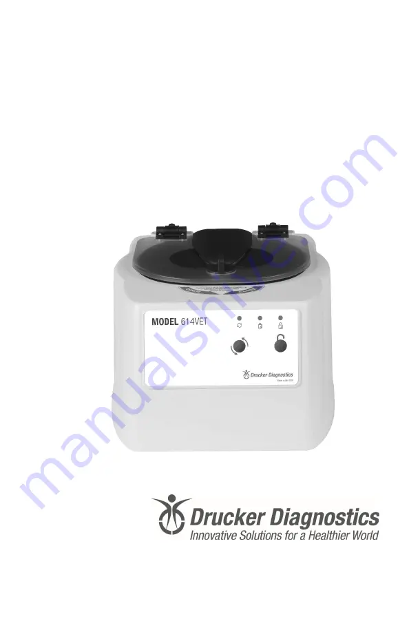 Drucker Diagnostics 614VET Скачать руководство пользователя страница 1